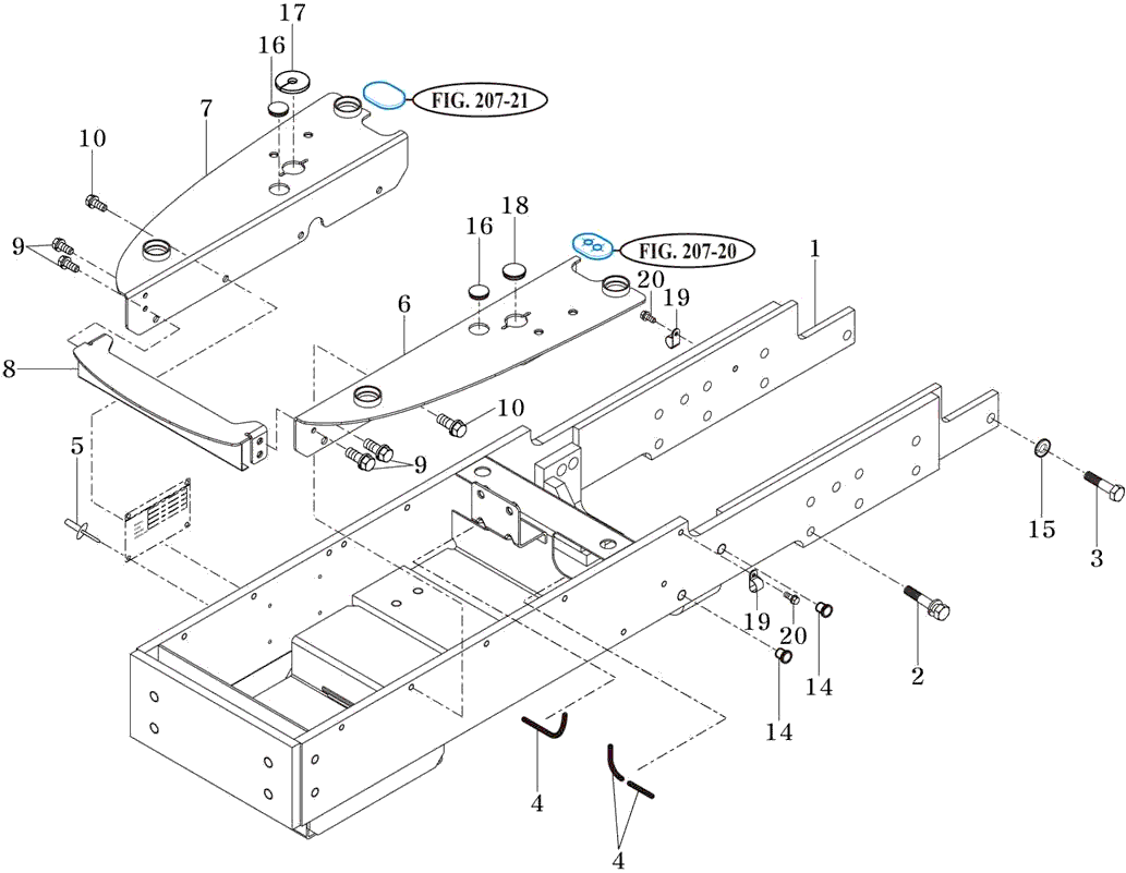 501 - FRONT AXLE SUPPORT