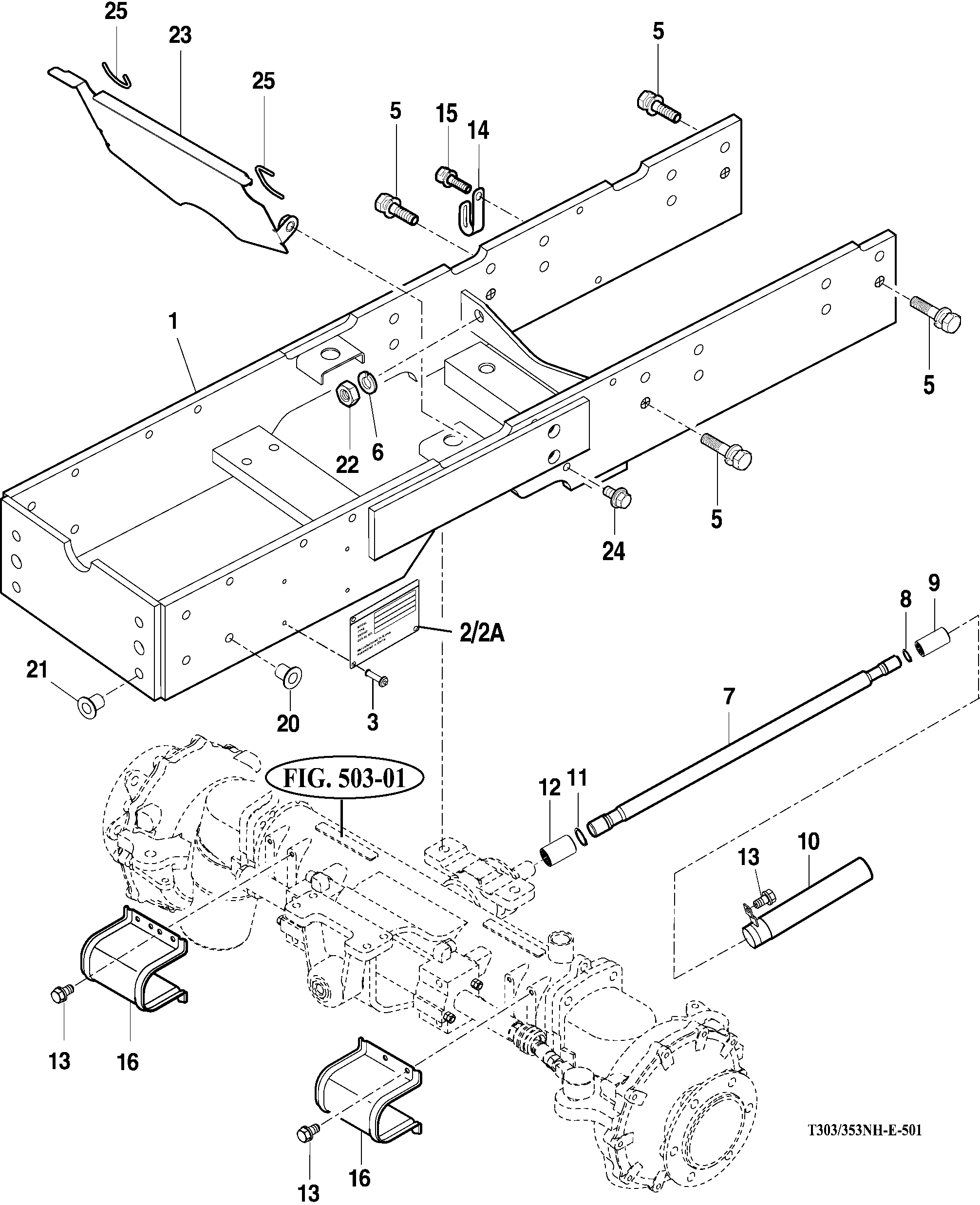 501 - FRONT AXLE BRACKET