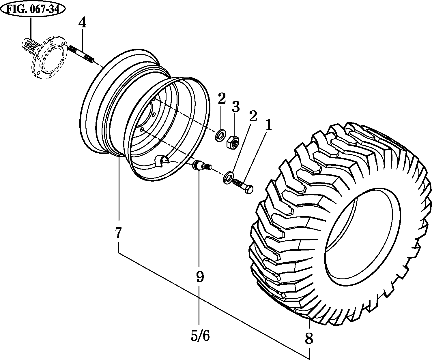 068C - FRONT WHEEL MOUNTING (R3)