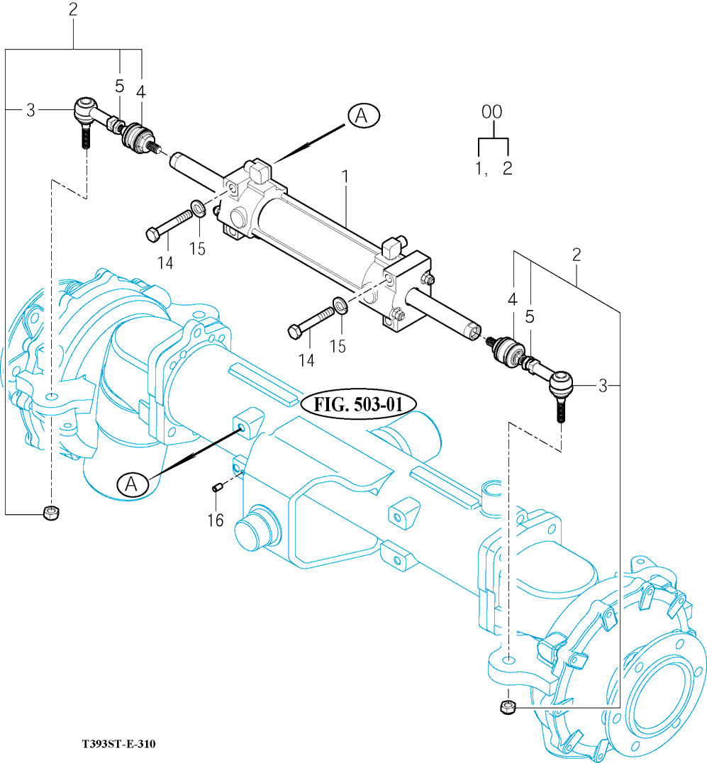 308 - STEERING CYLINDER