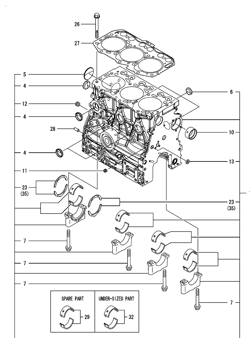 101 - CYLINDER BLOCK