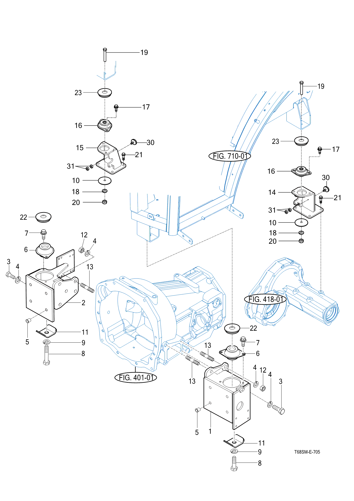 705 - FRONT & REAR MOUNTING