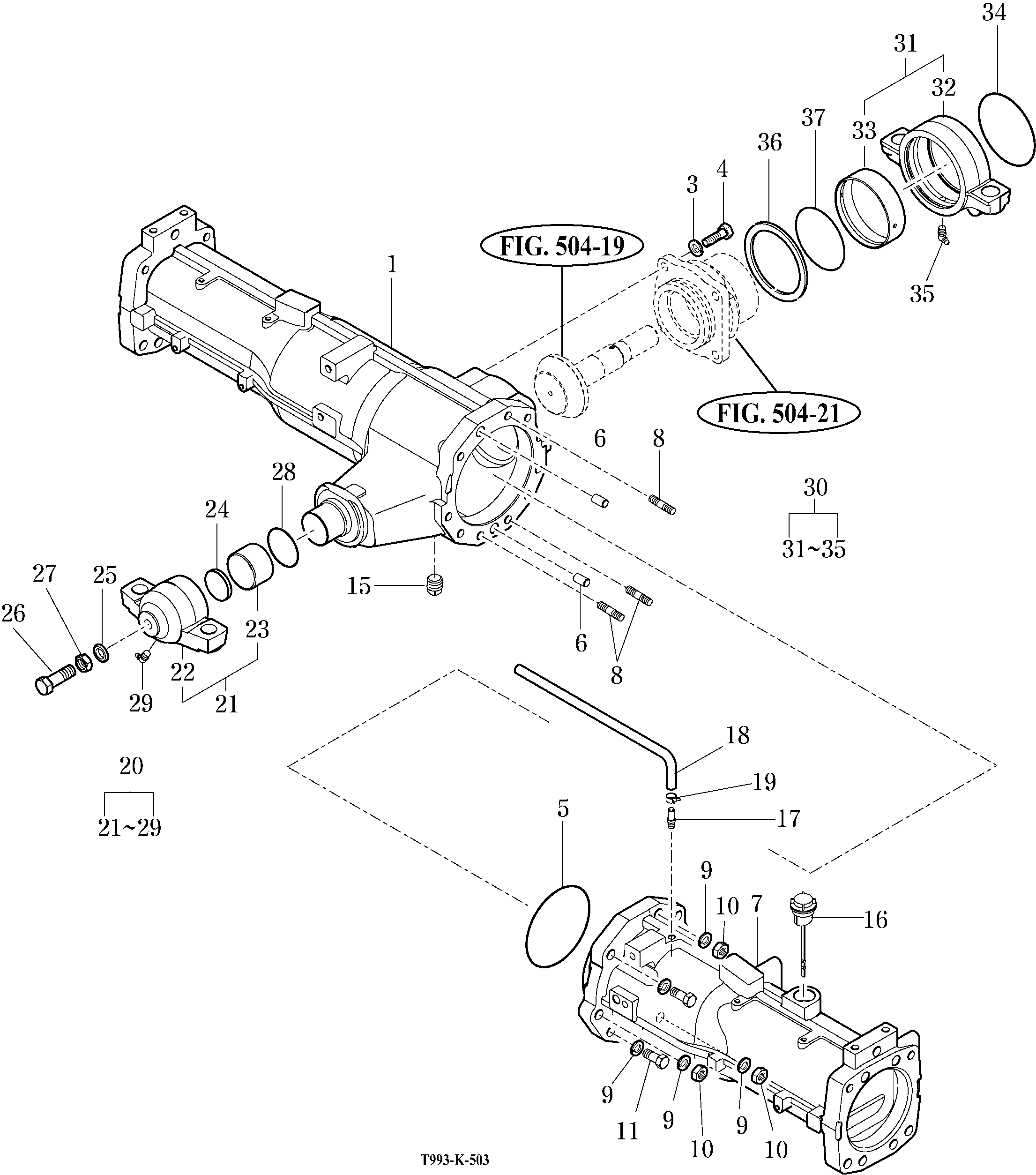 503 - FRONT AXLE HOUSING