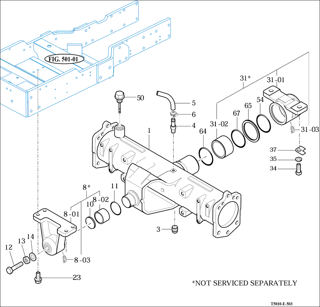 503 - FRONT AXLE HOUSING