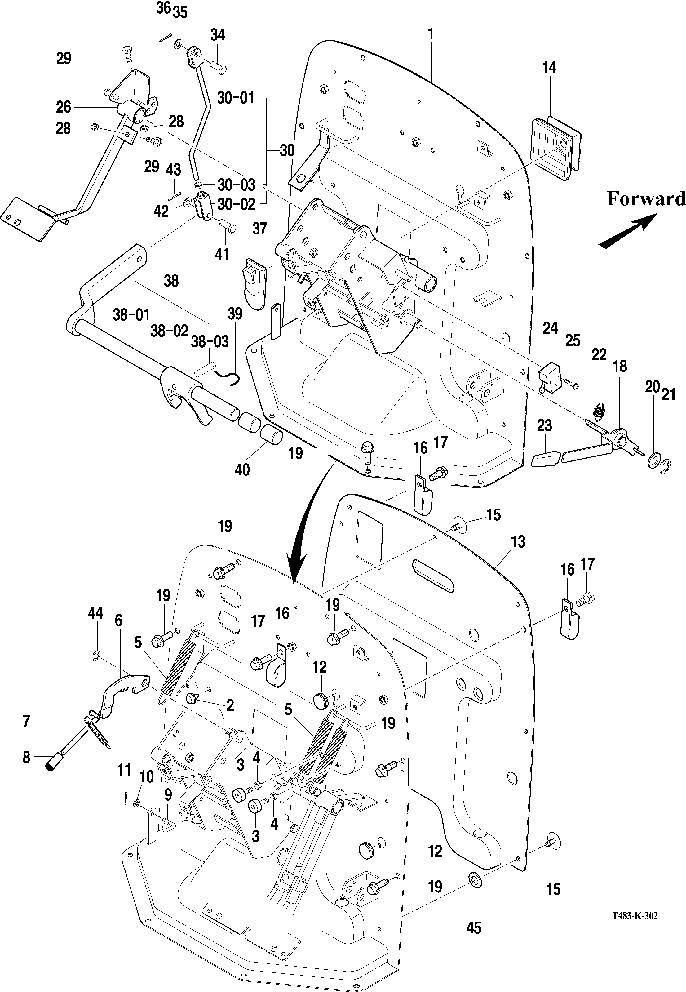302 - CLUTCH PEDAL