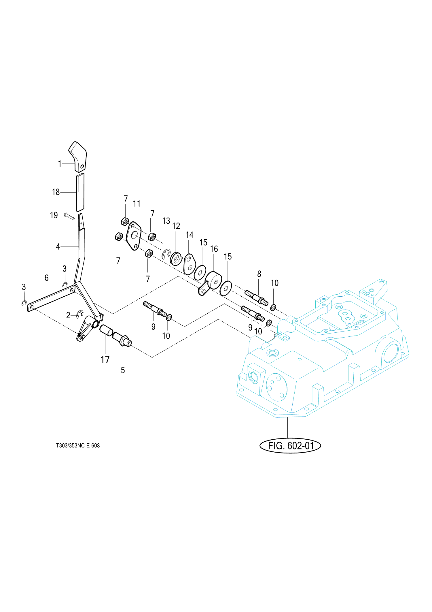 608 - POSITION LEVER