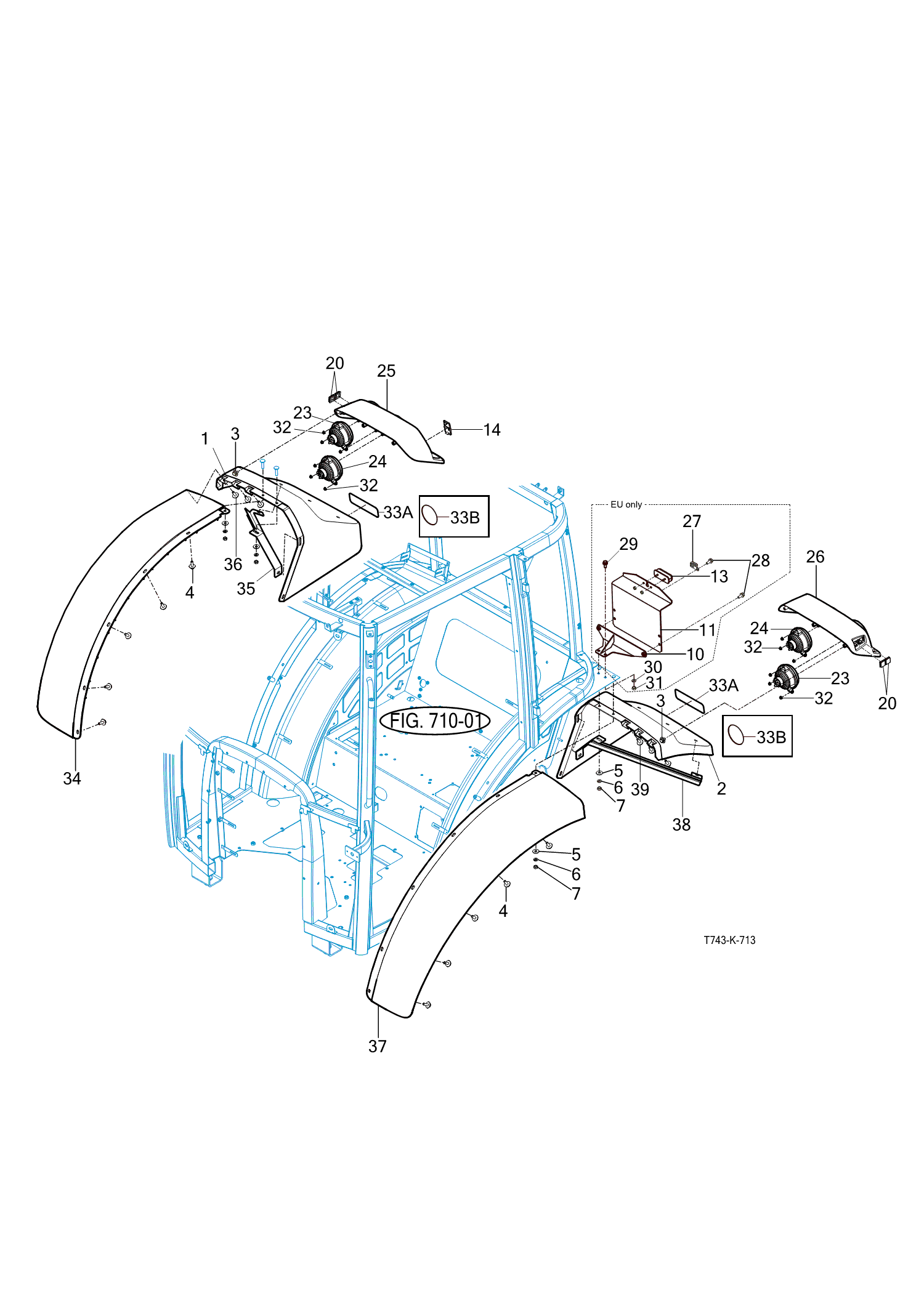 713 - SUB FENDER & COVER (2021-02-10 ~)