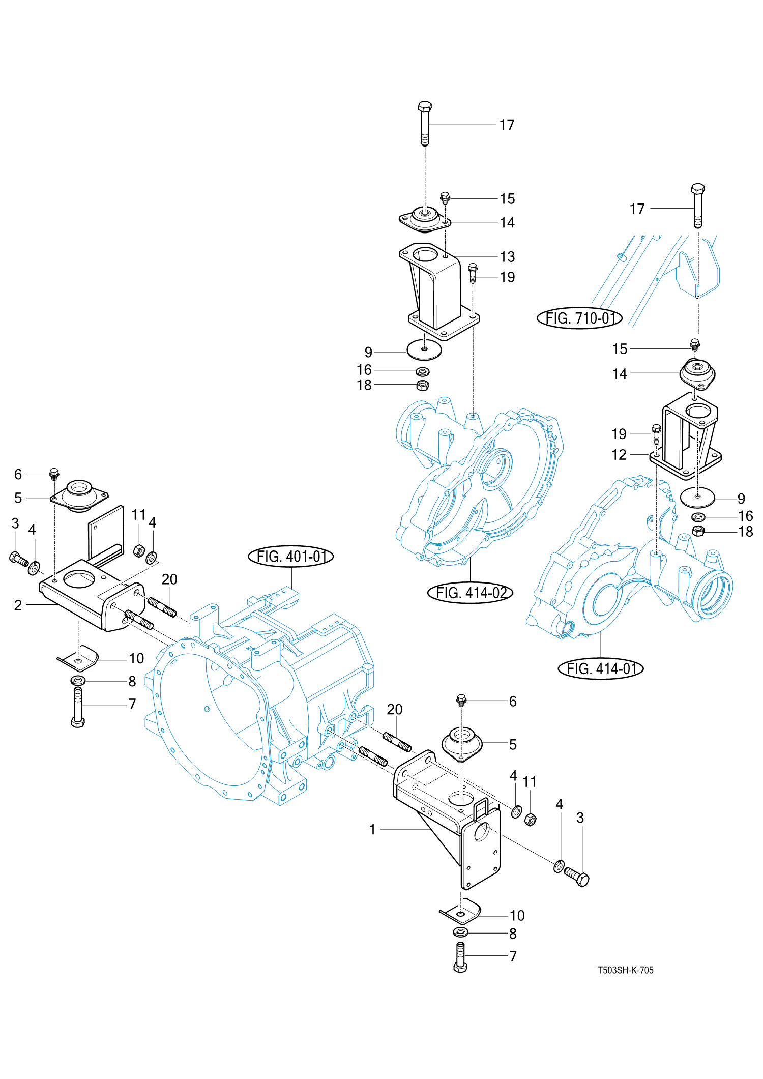 705 - FRONT & REAR MOUNTING