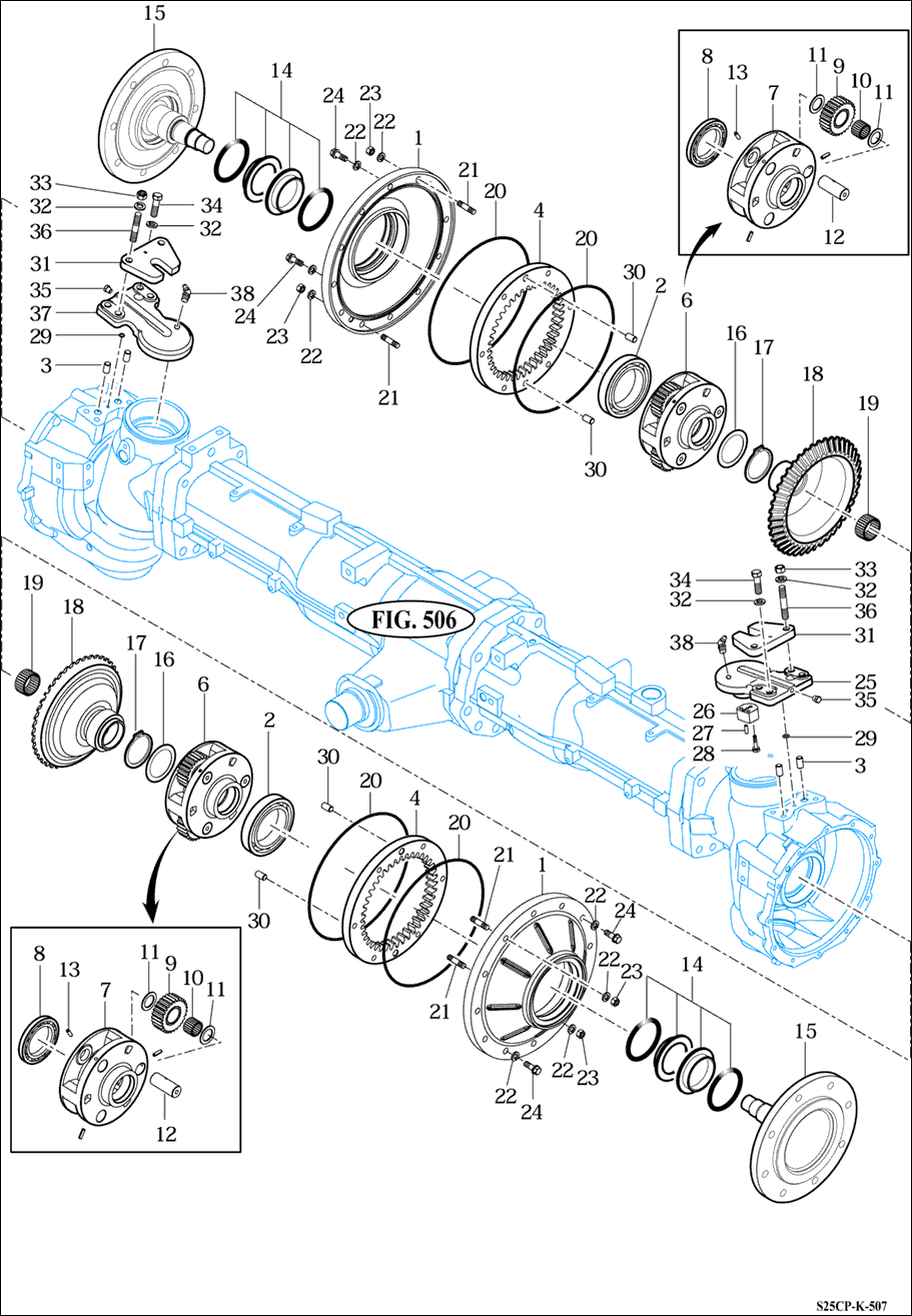 507 - FRONT GEAR CASE (3)