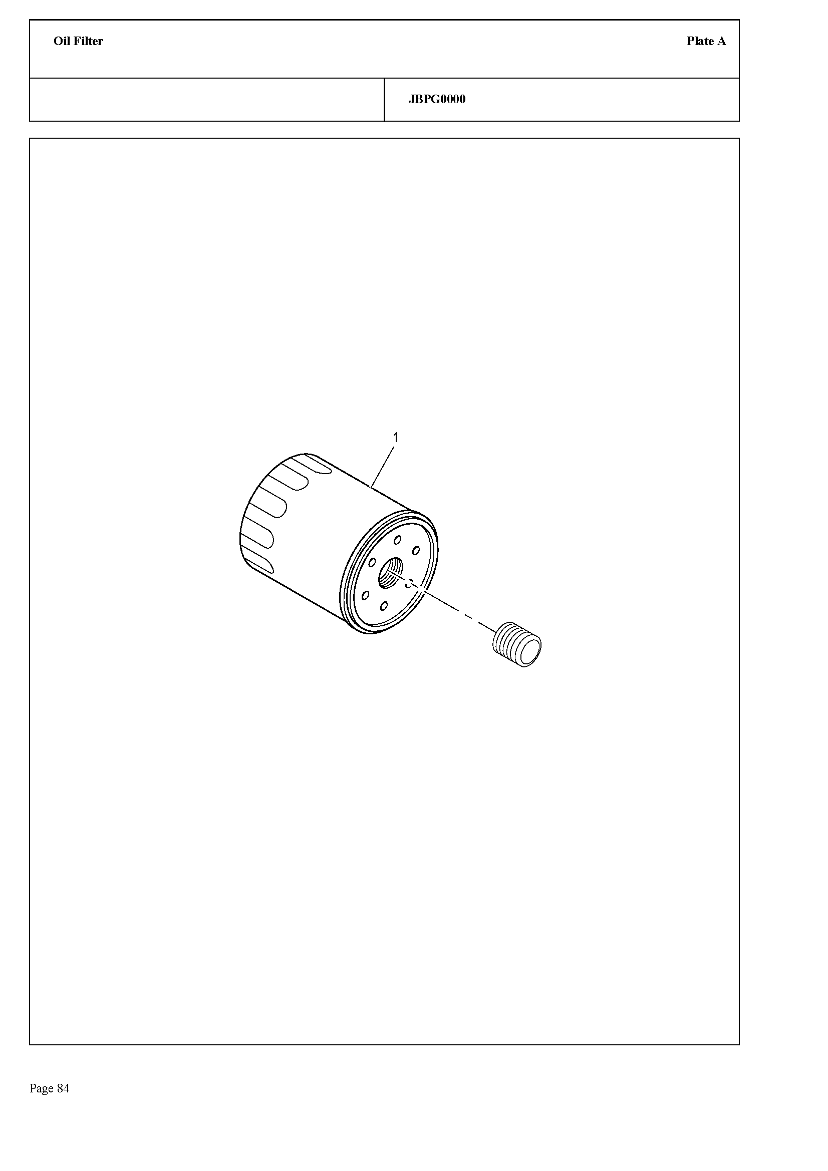 124 - OIL FILTER