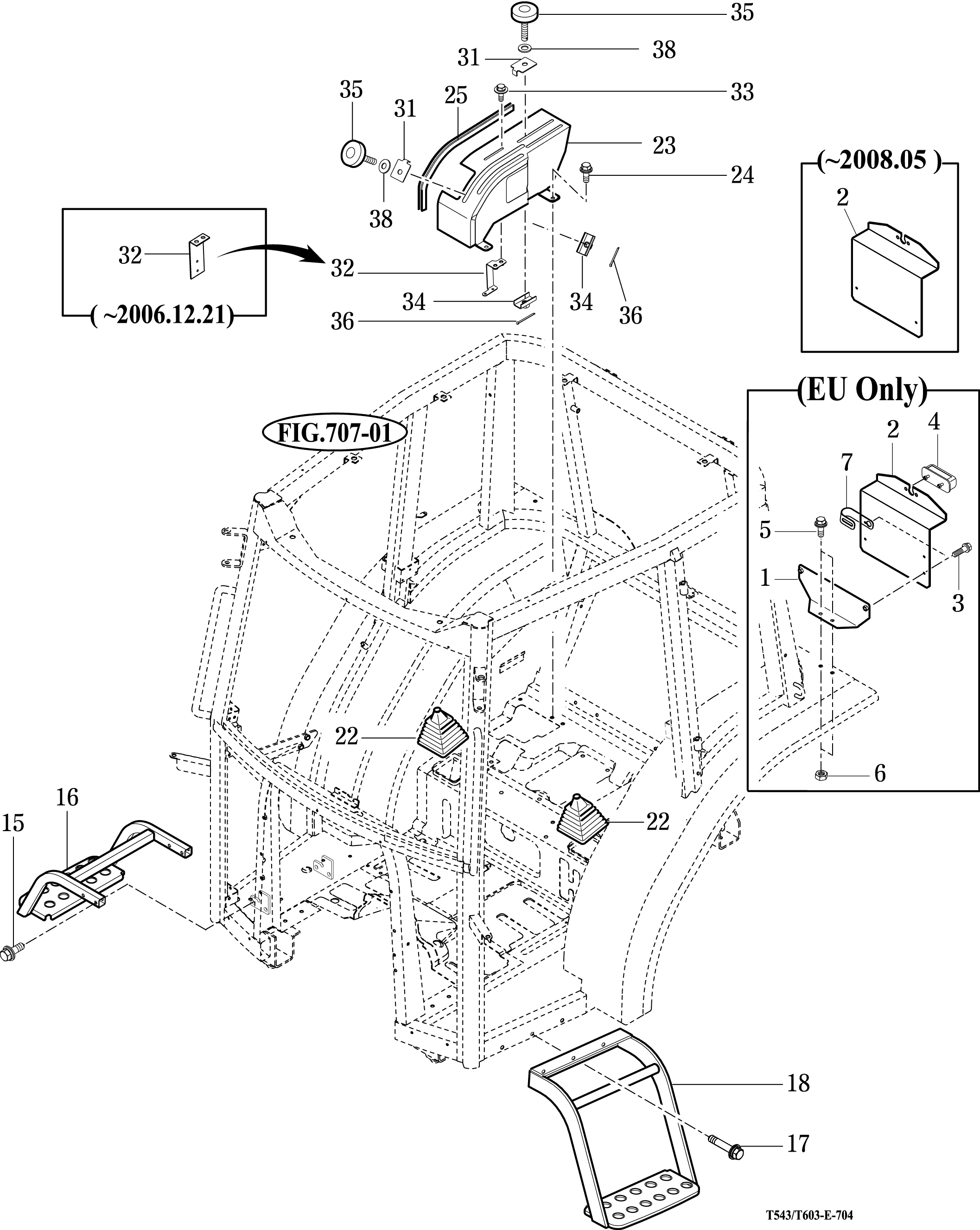 704 - LEVER COVER & STEP
