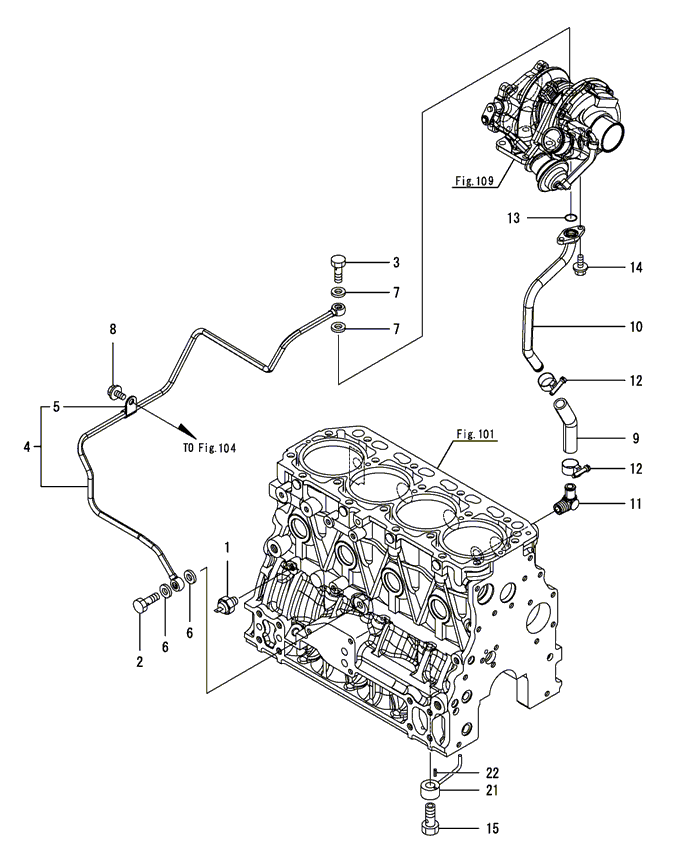 113 - LUB. OIL LINE