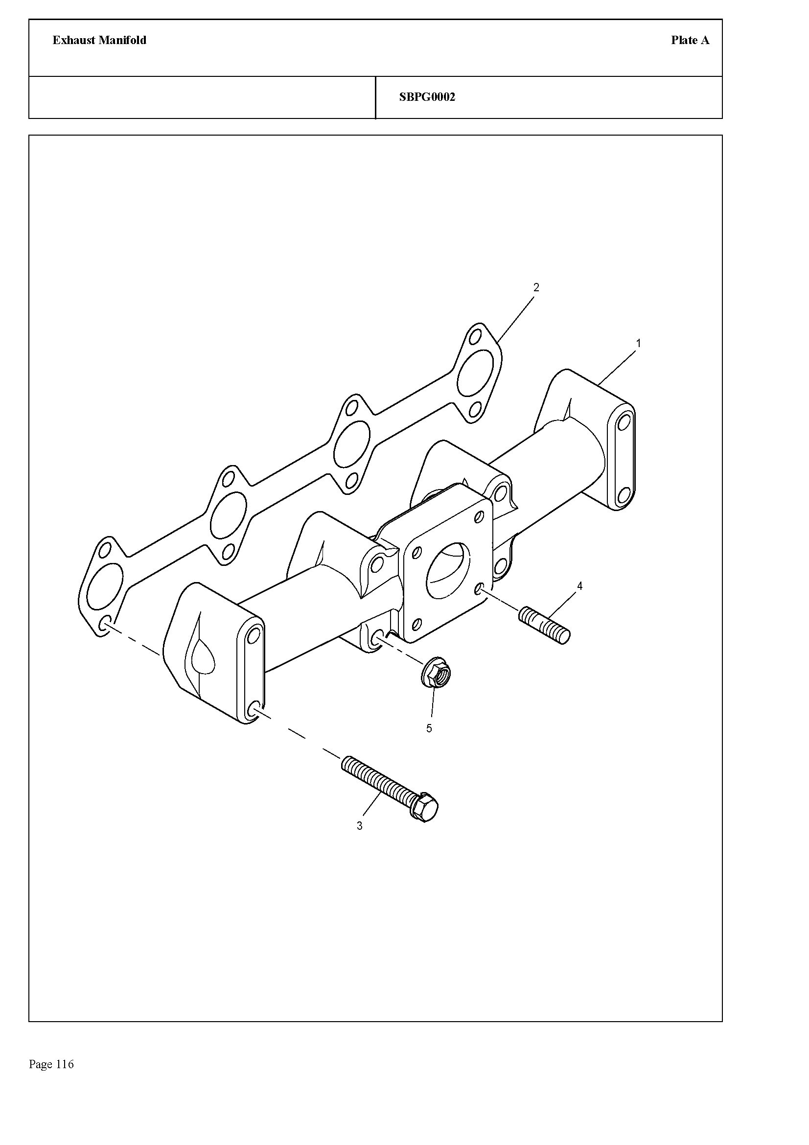 138 - EXHAUST MANIFOLD