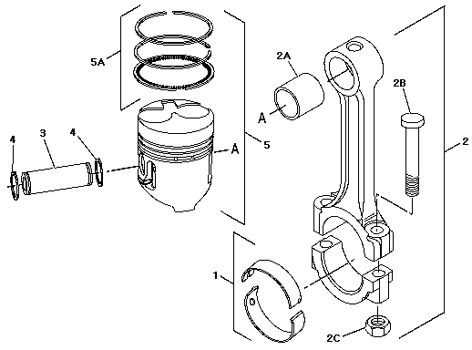 104 - PISTON & ROD GROUP 104 - PISTON & ROD GROUP