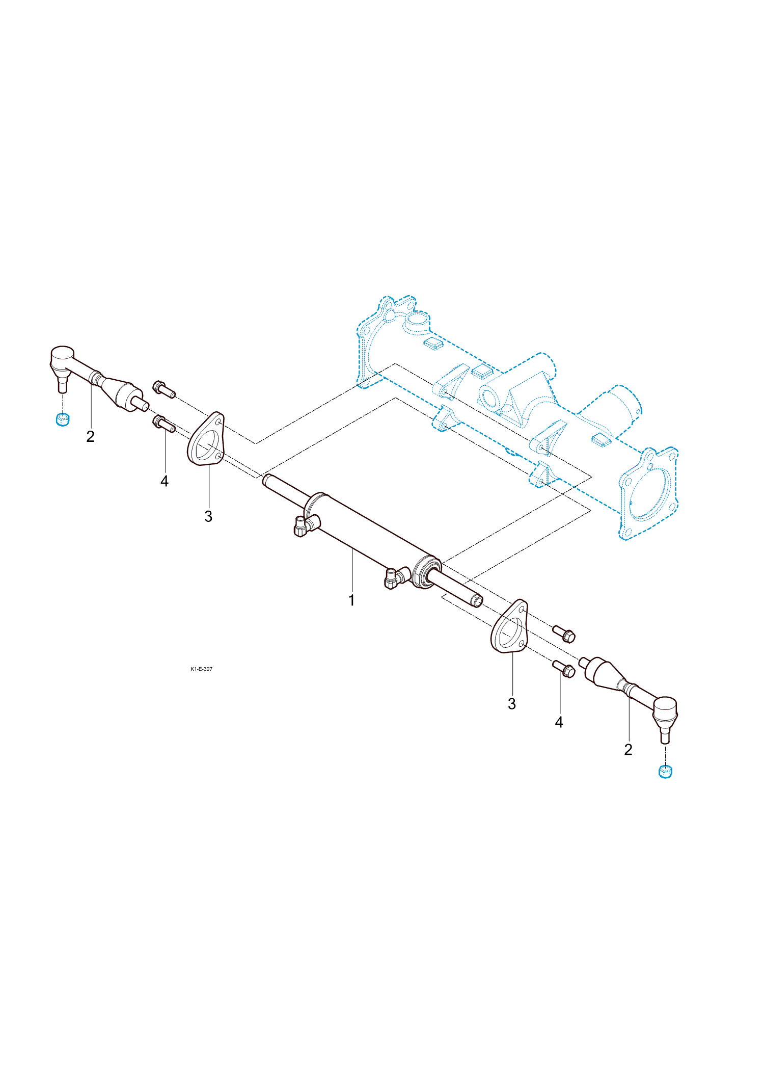 307 - STEERING CYLINDER