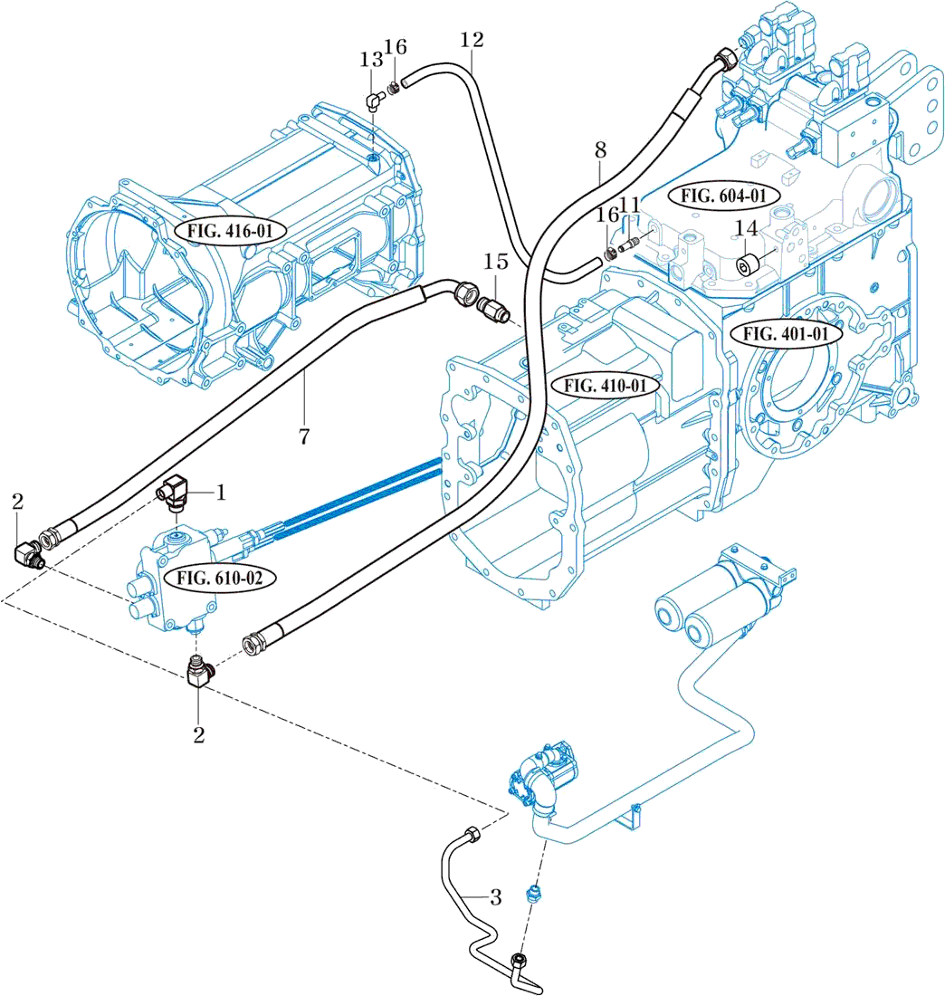 609 - HYDRAULIC PIPE & HOSES