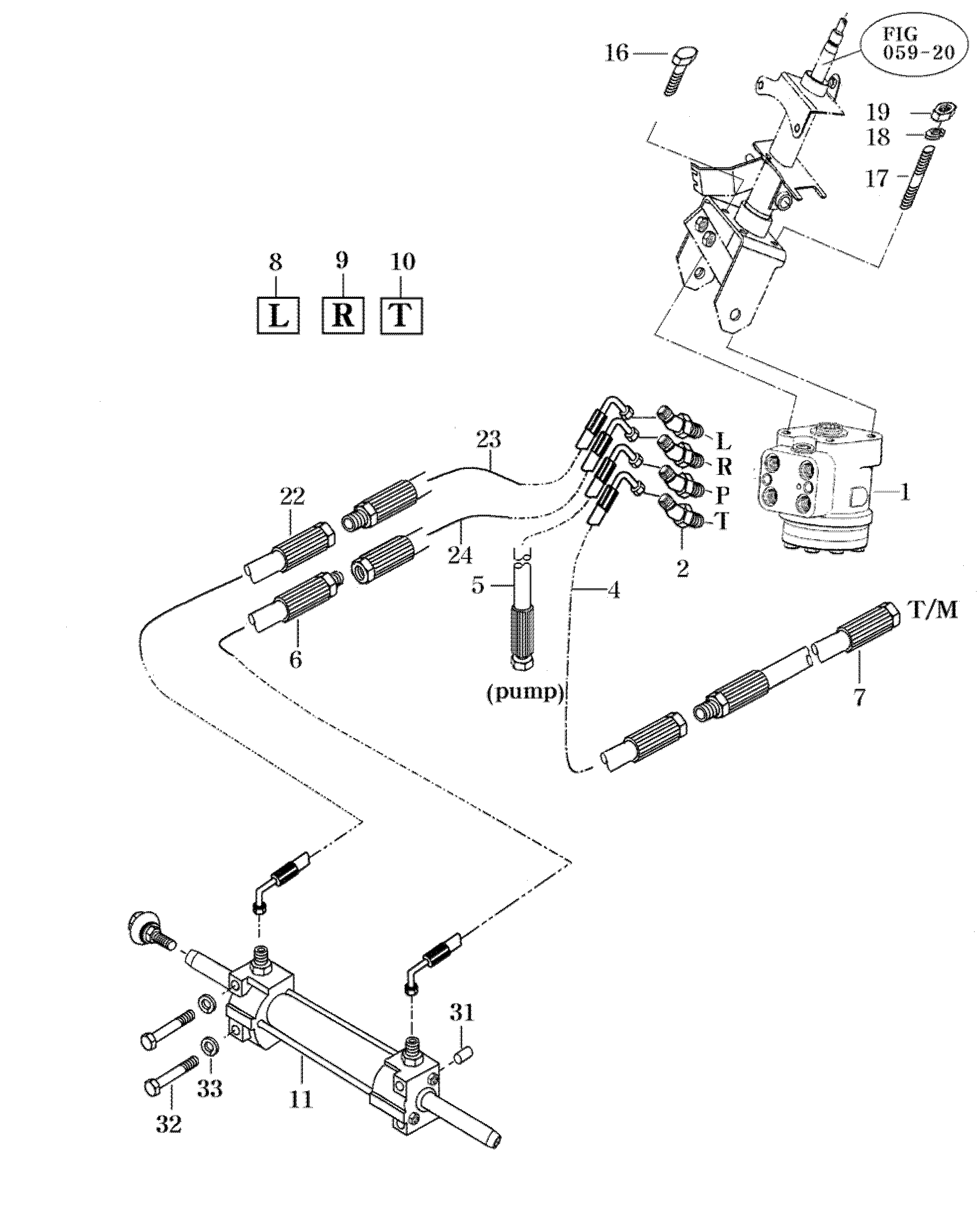 062 - STEERING VALVE & CYLINDER