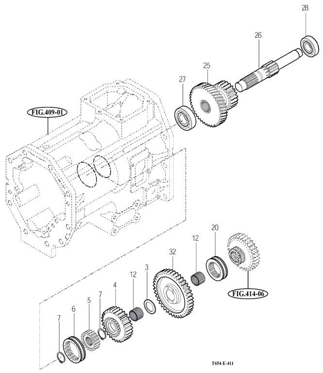 411 - SUB CHANGE GEARS