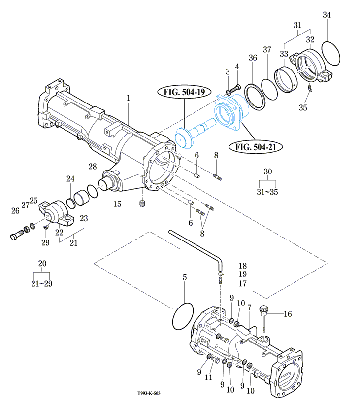 503 - FRONT AXLE HOUSING