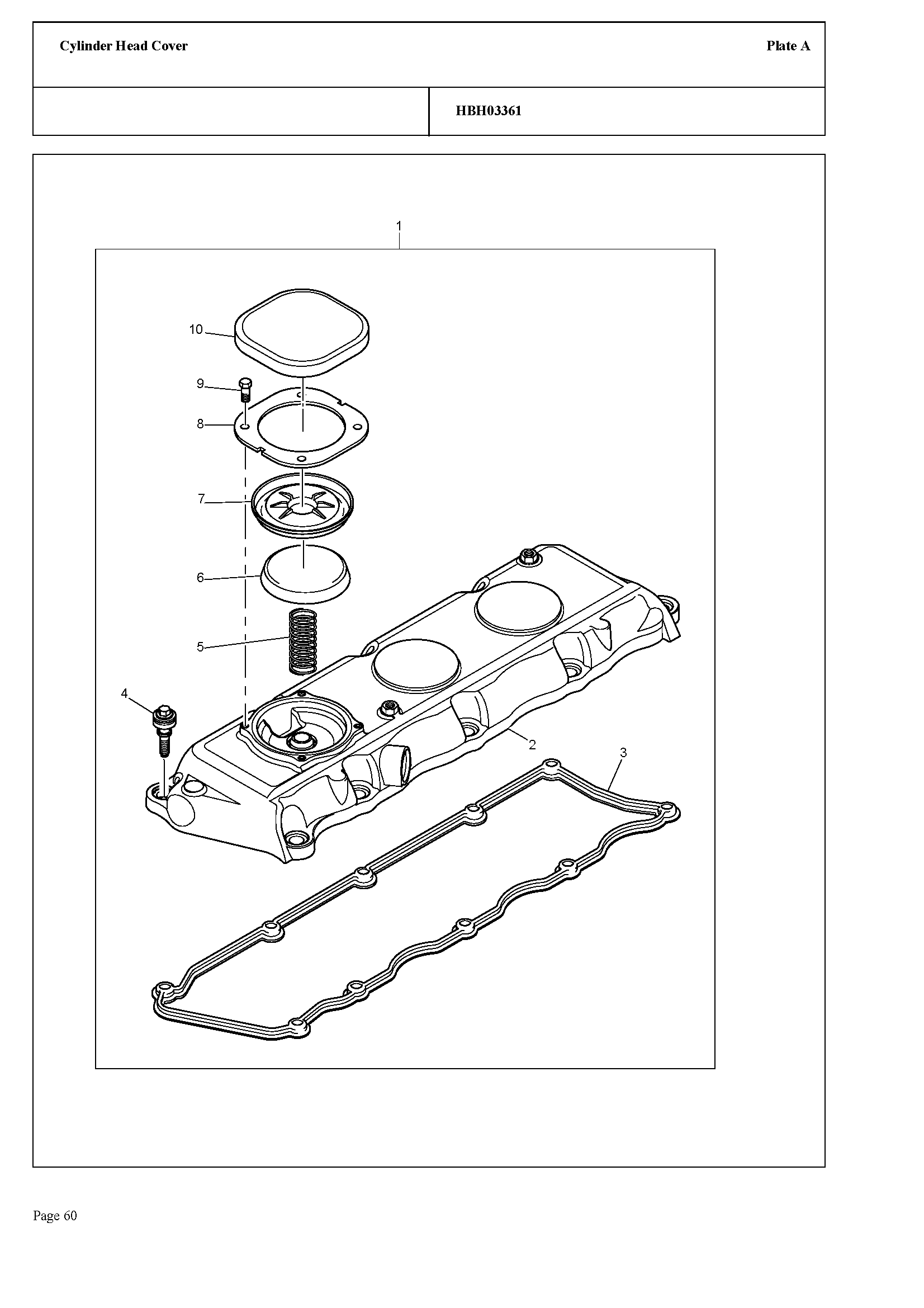 122 - CYLINDER HEAD COVER
