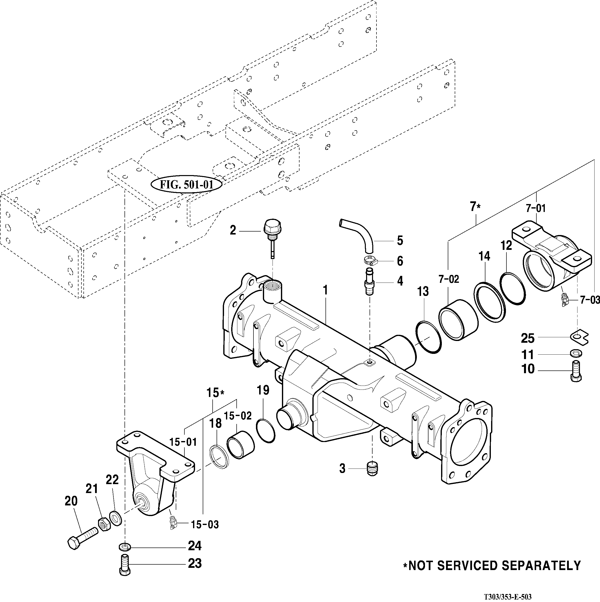 503 - FRONT AXLE HOUSING