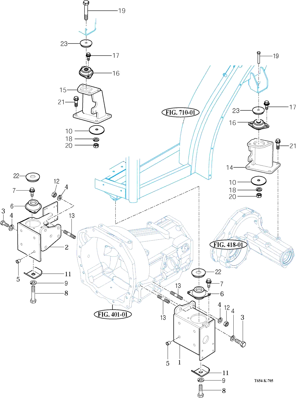 705 - FRONT & REAR MOUNTING