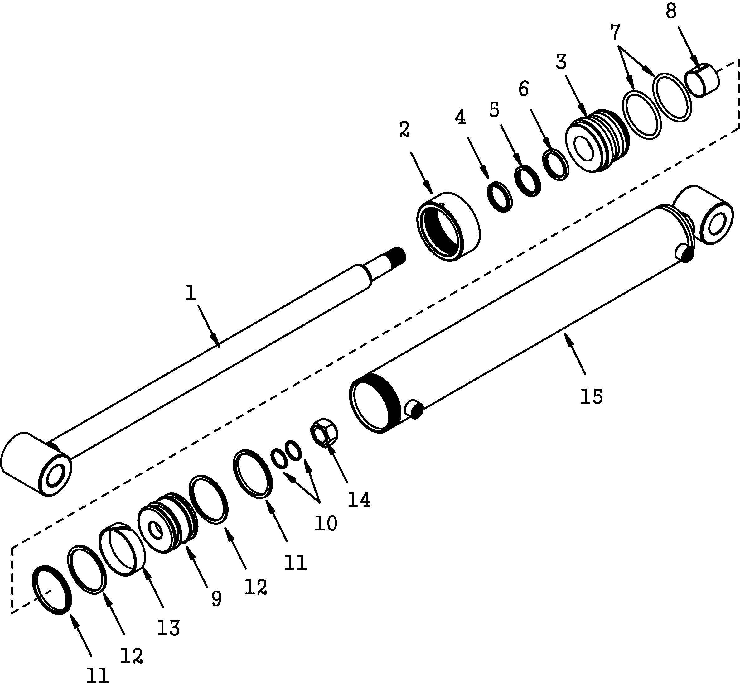 071 - BOOM CYLINDER (LH)