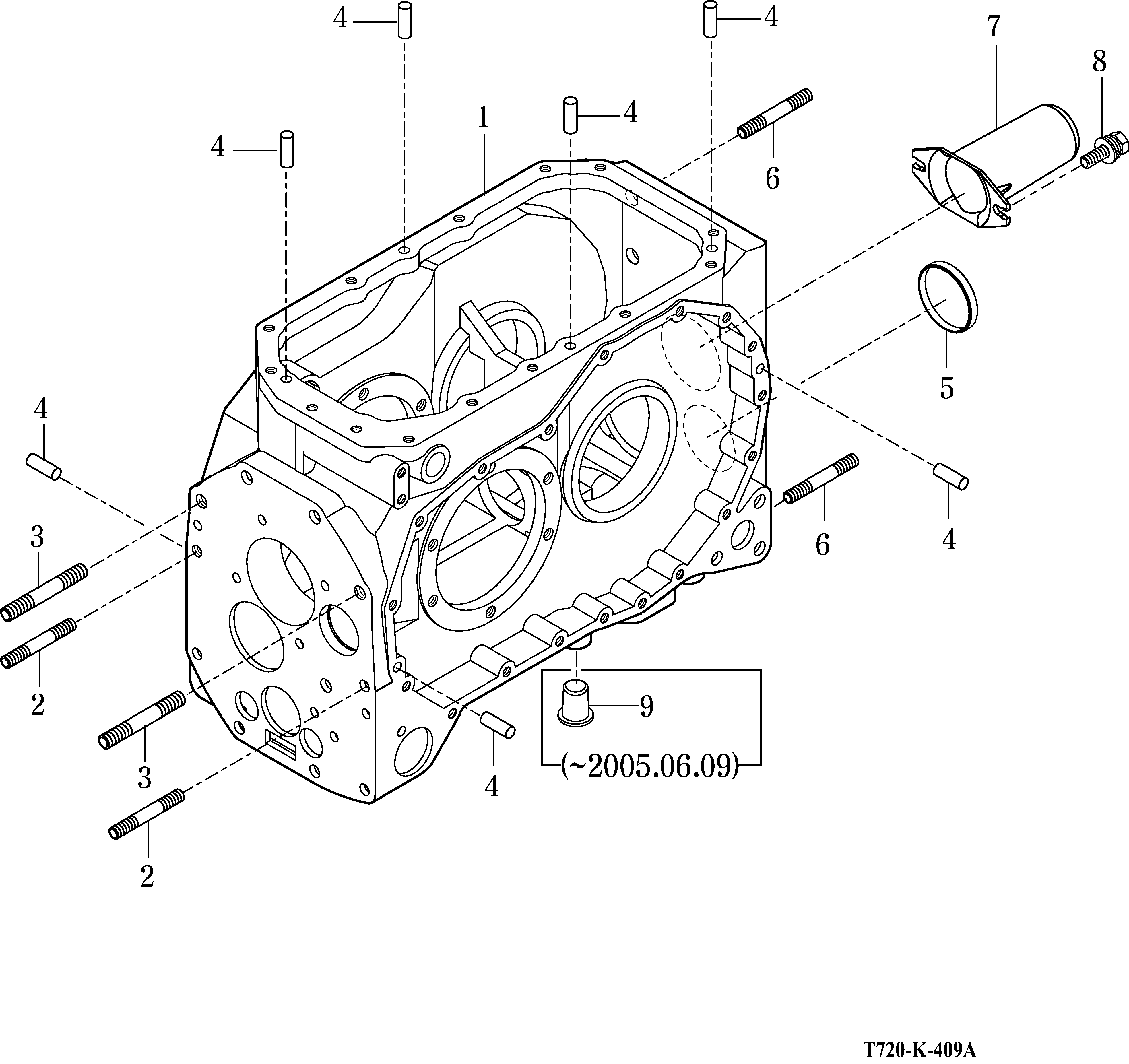 039 - TRANSMISSION REAR CASE