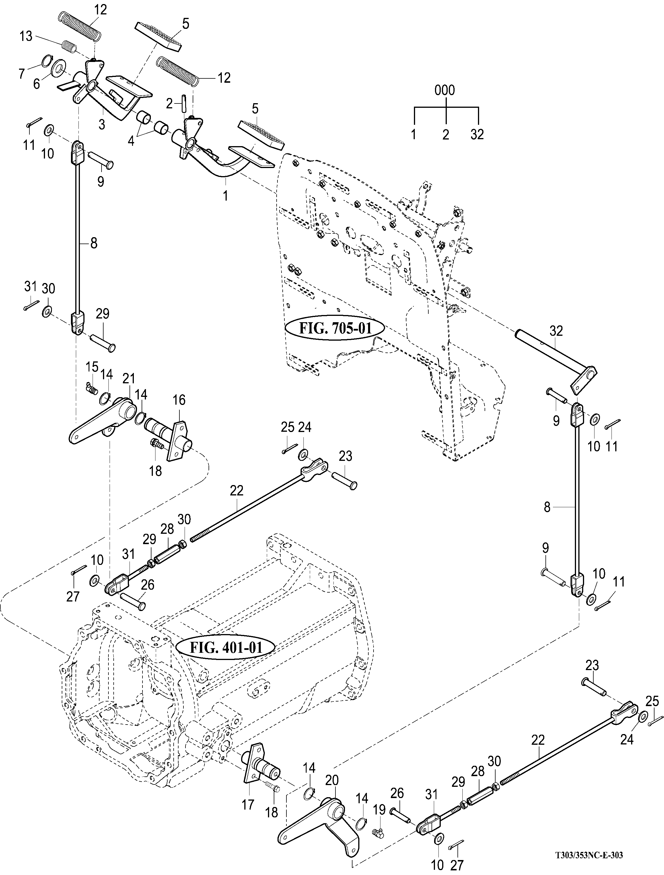 303 - BRAKE PEDAL