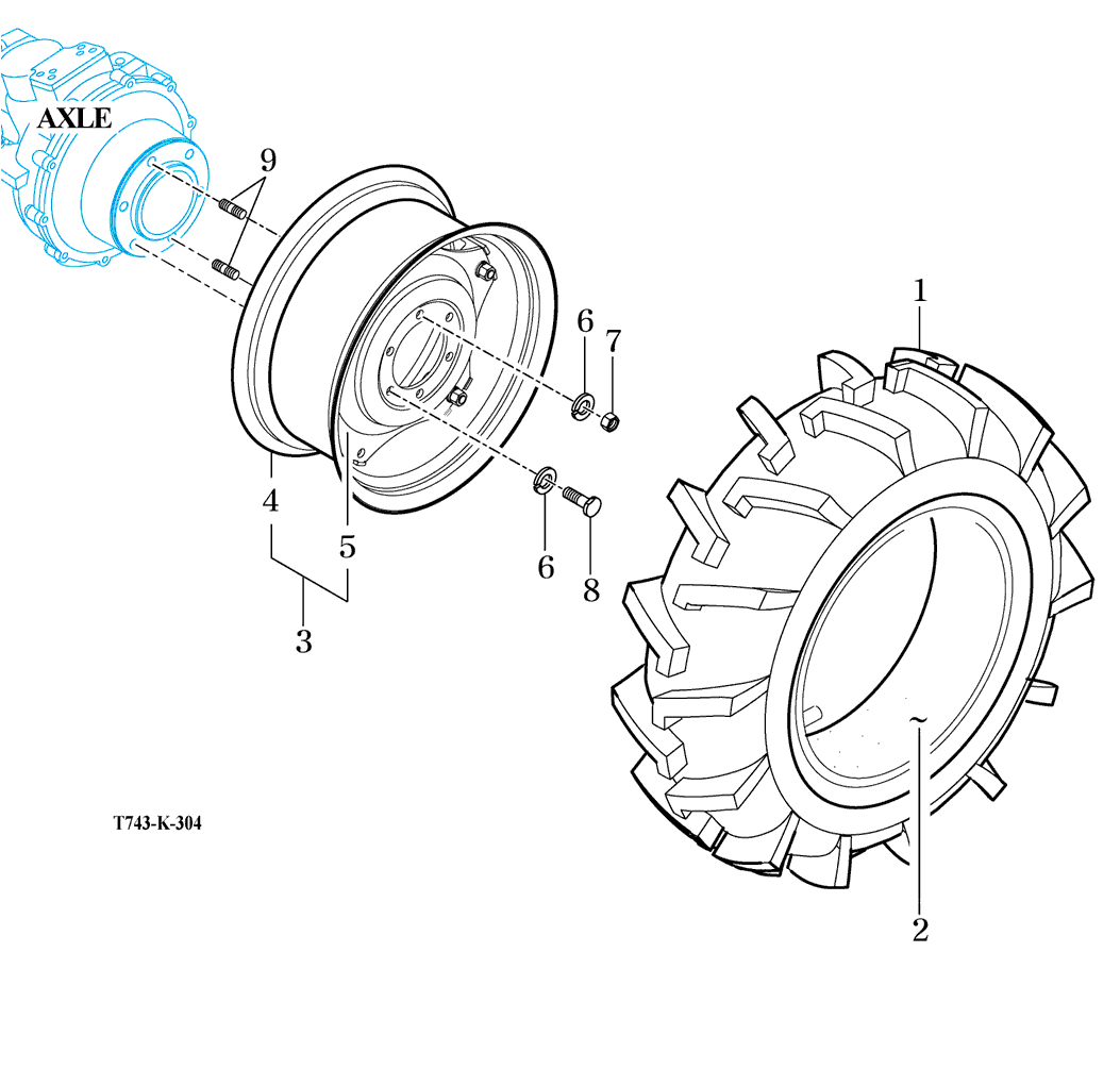 304 - FRONT WHEEL