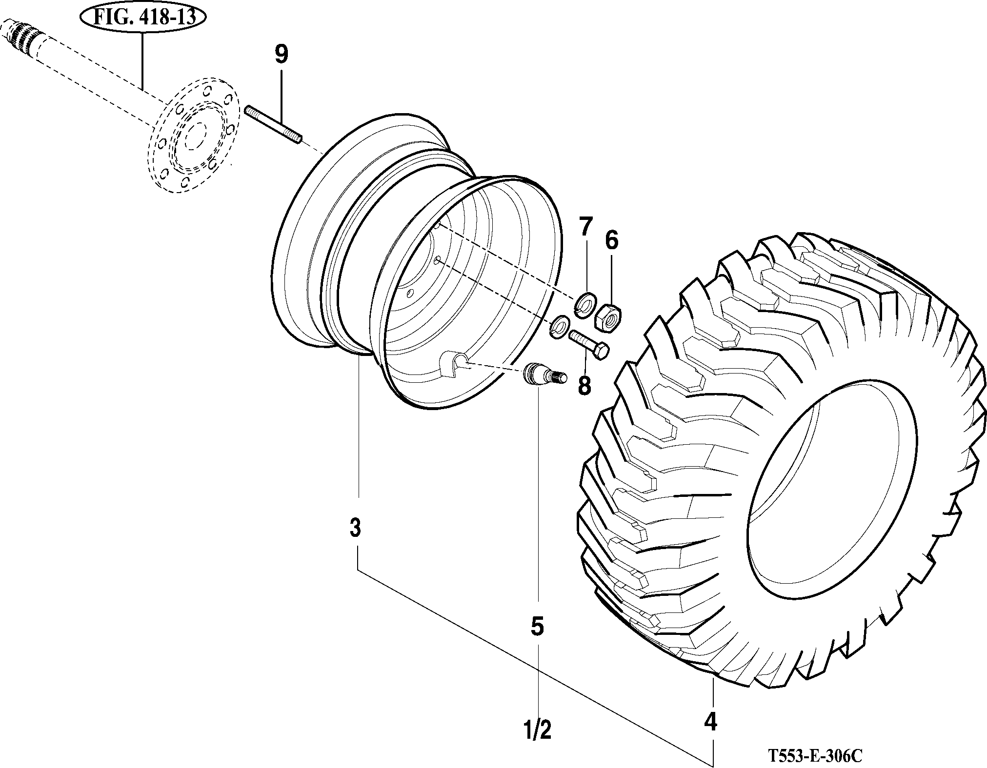 306C - REAR WHEEL