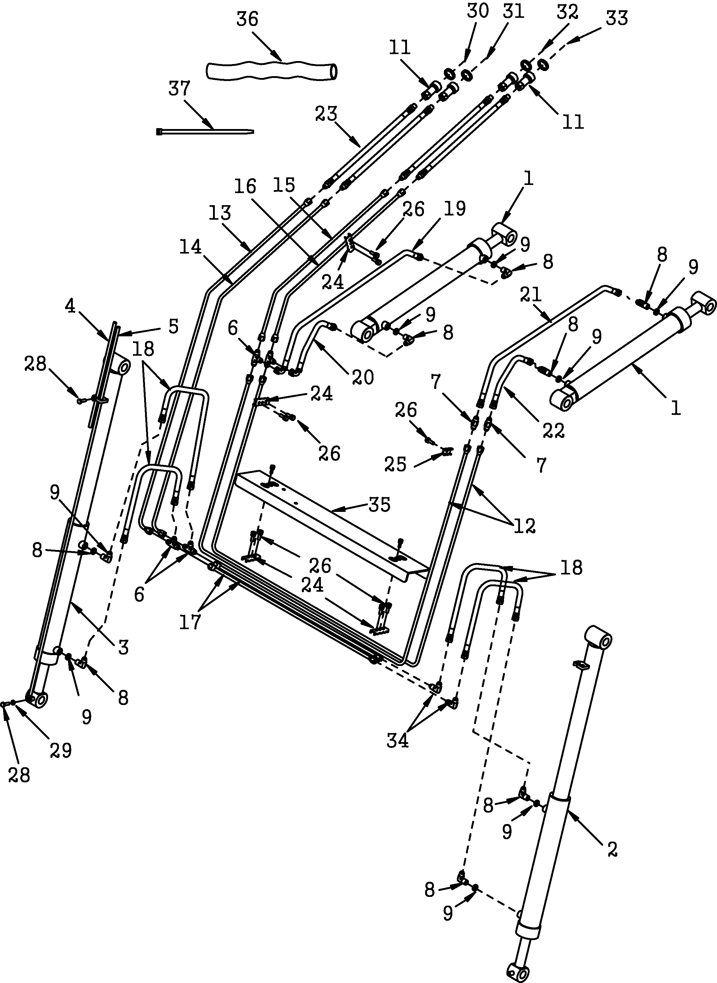 040 - HYDRAULIC PIPING