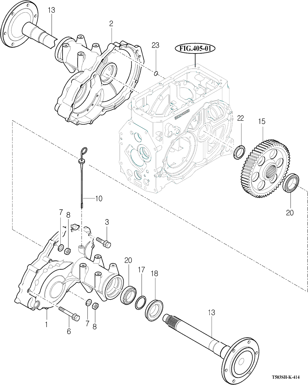 414 - REAR AXLE HOUSING