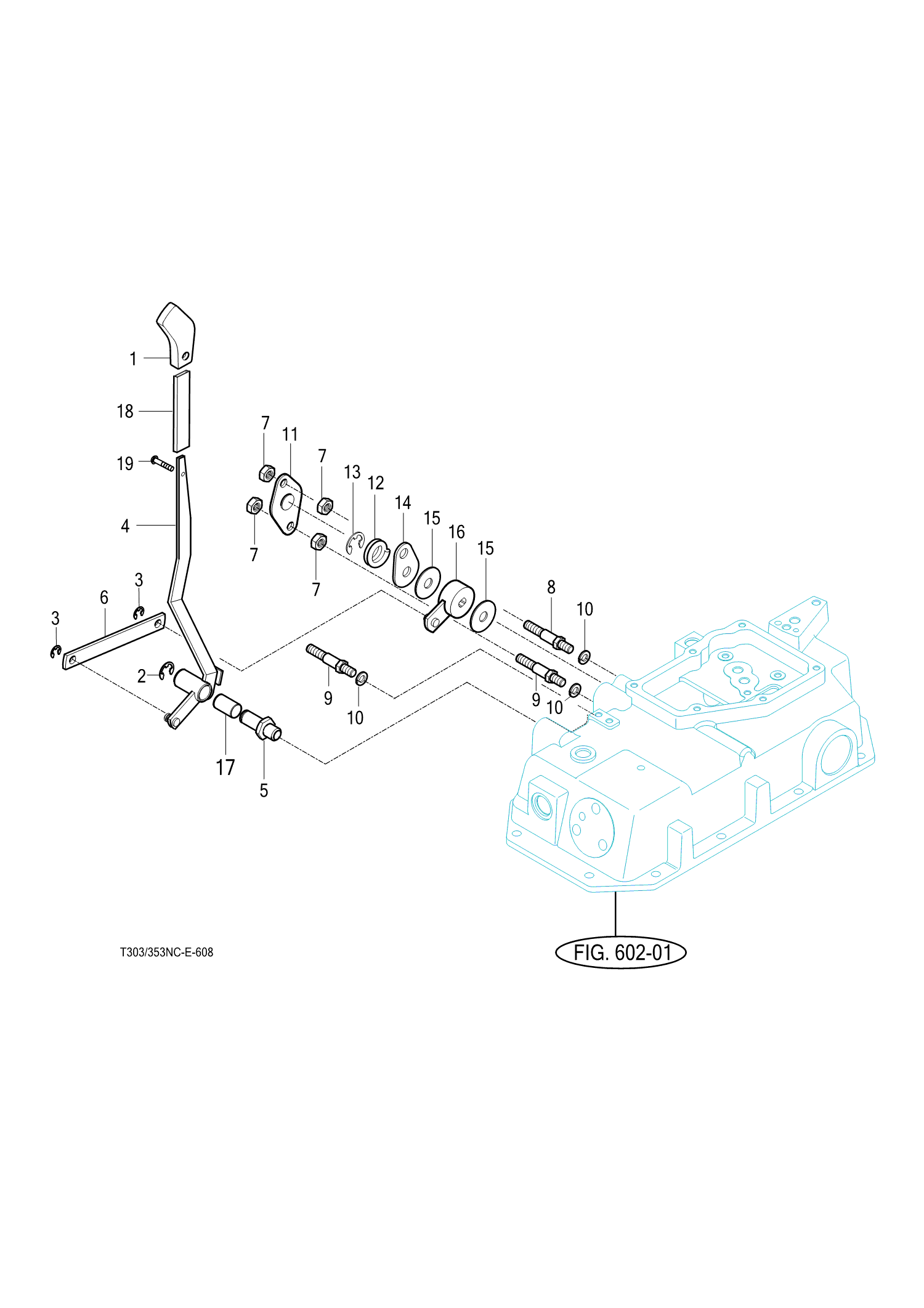 608 - POSITION LEVER