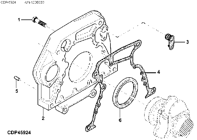 121 - FLYWHEEL HOUSING