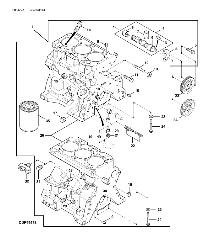 107 - CYLINDER BLOCK