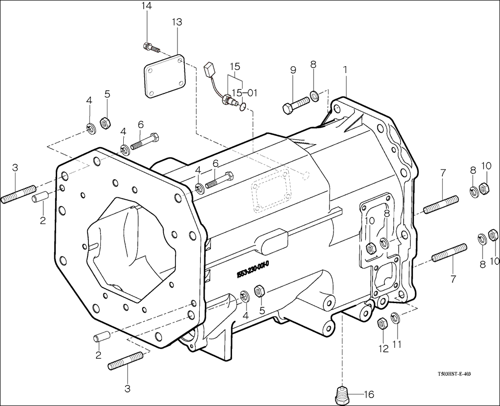403 - MID TRANSMISSION CASE