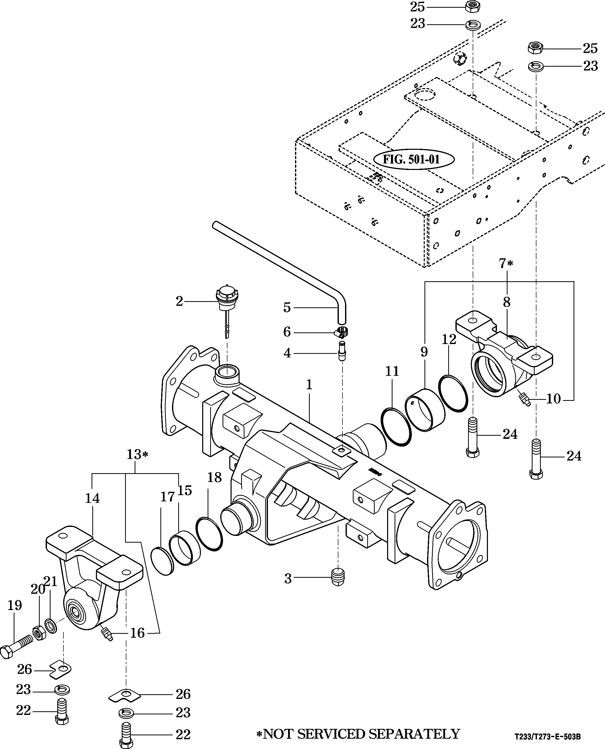 503 - FRONT AXLE HOUSING