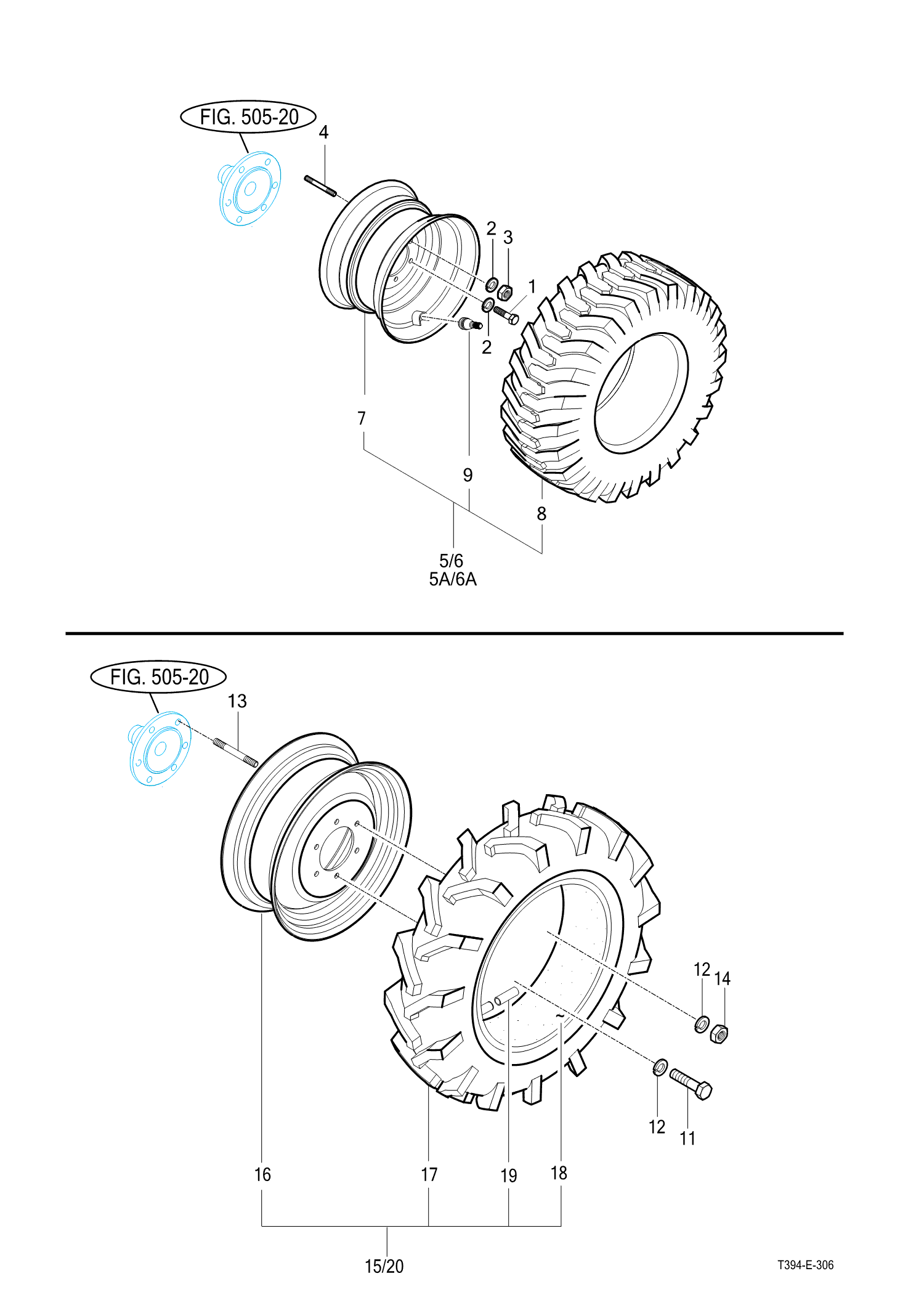 306 - FRONT WHEEL MOUNTING