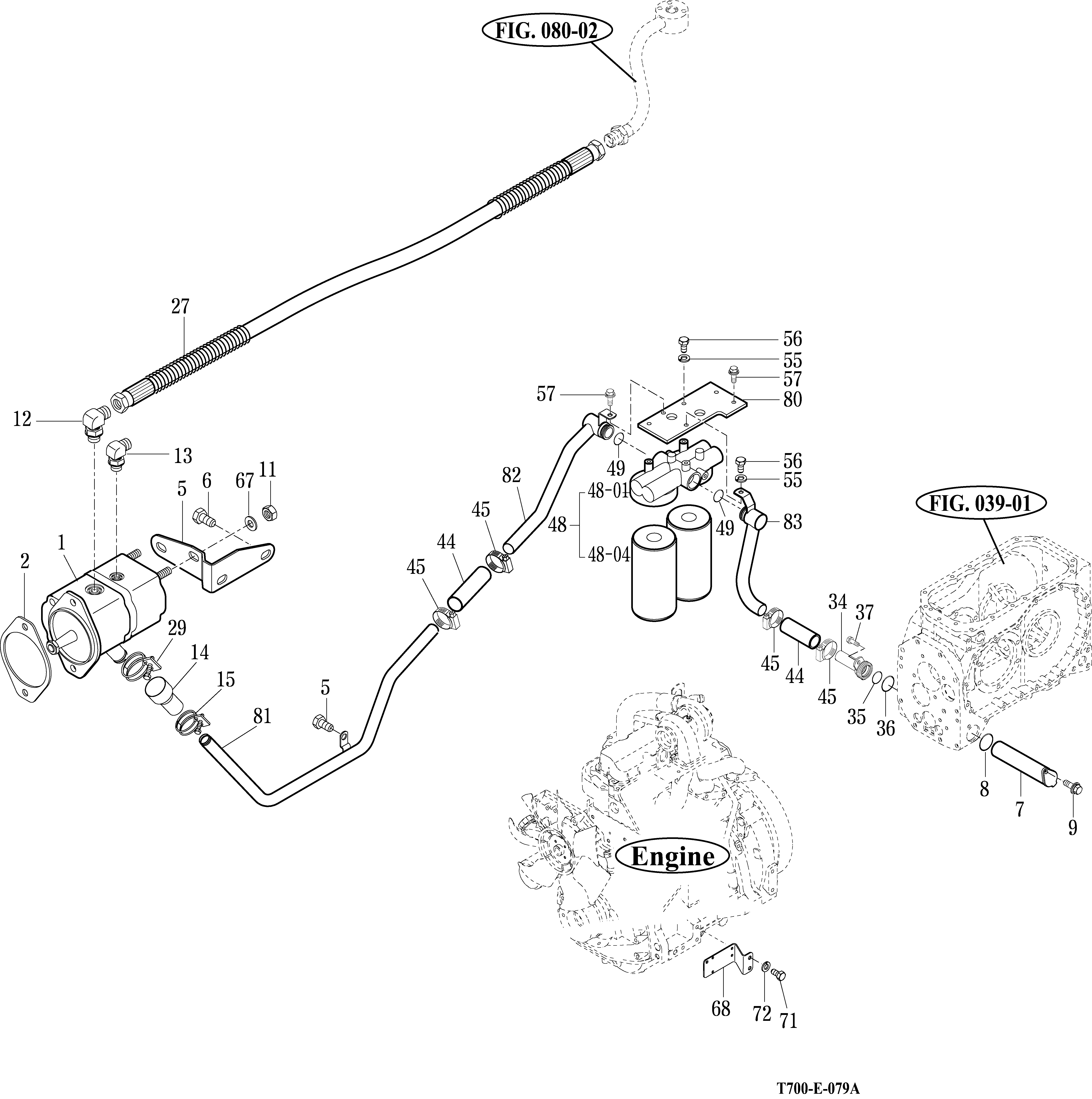 079 - HYDRAULIC PIPE & PUMP