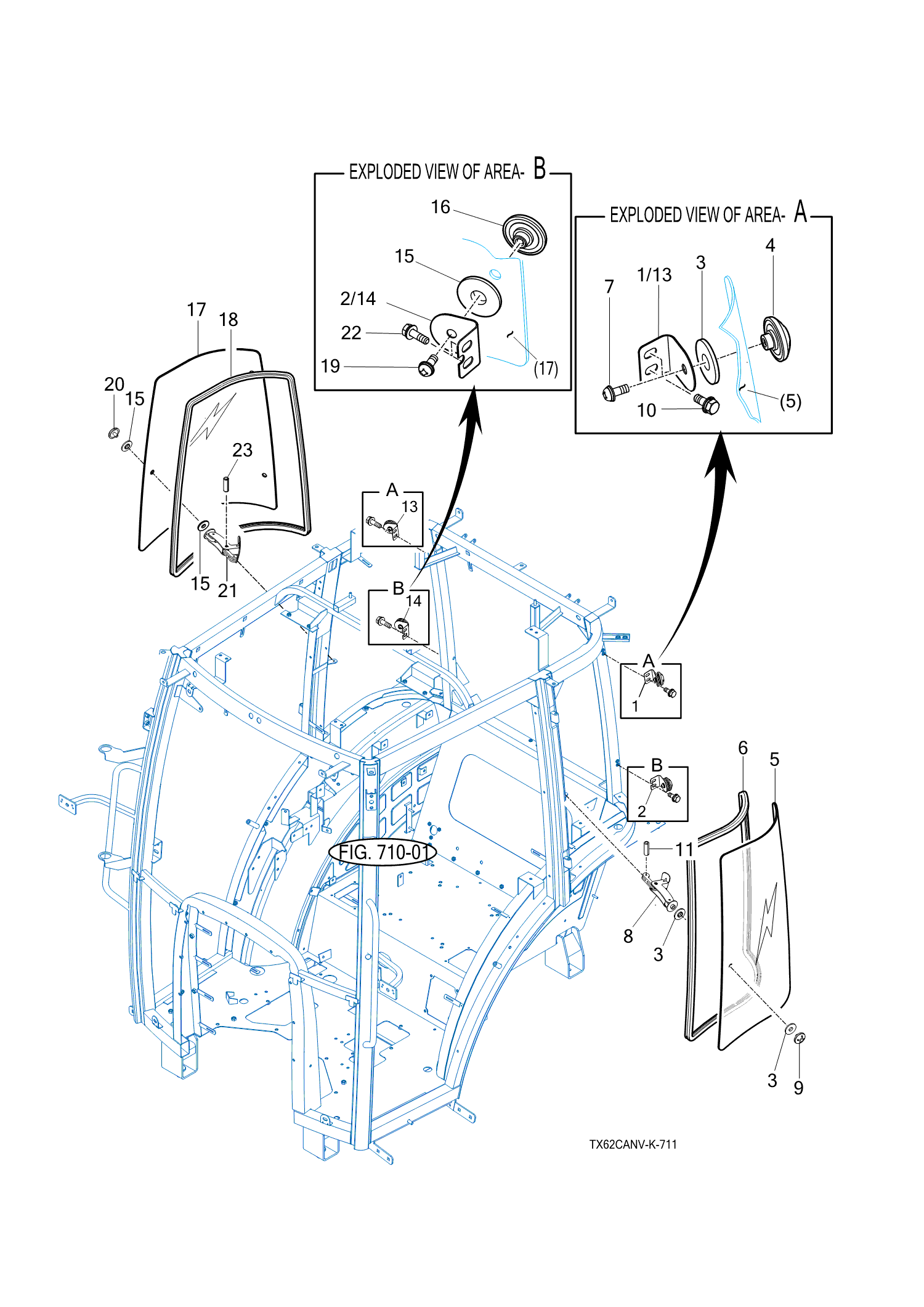 711 - SIDE GLASS