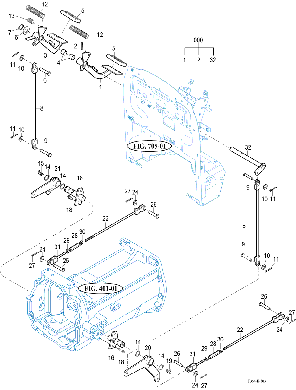 303 - BRAKE PEDAL