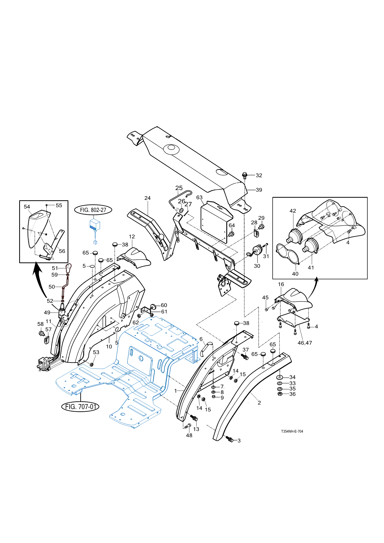 704 - FENDER, REAR FRAME 704 - FENDER, REAR FRAME