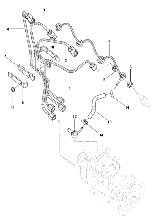 122 - FUEL PIPE ASS'Y