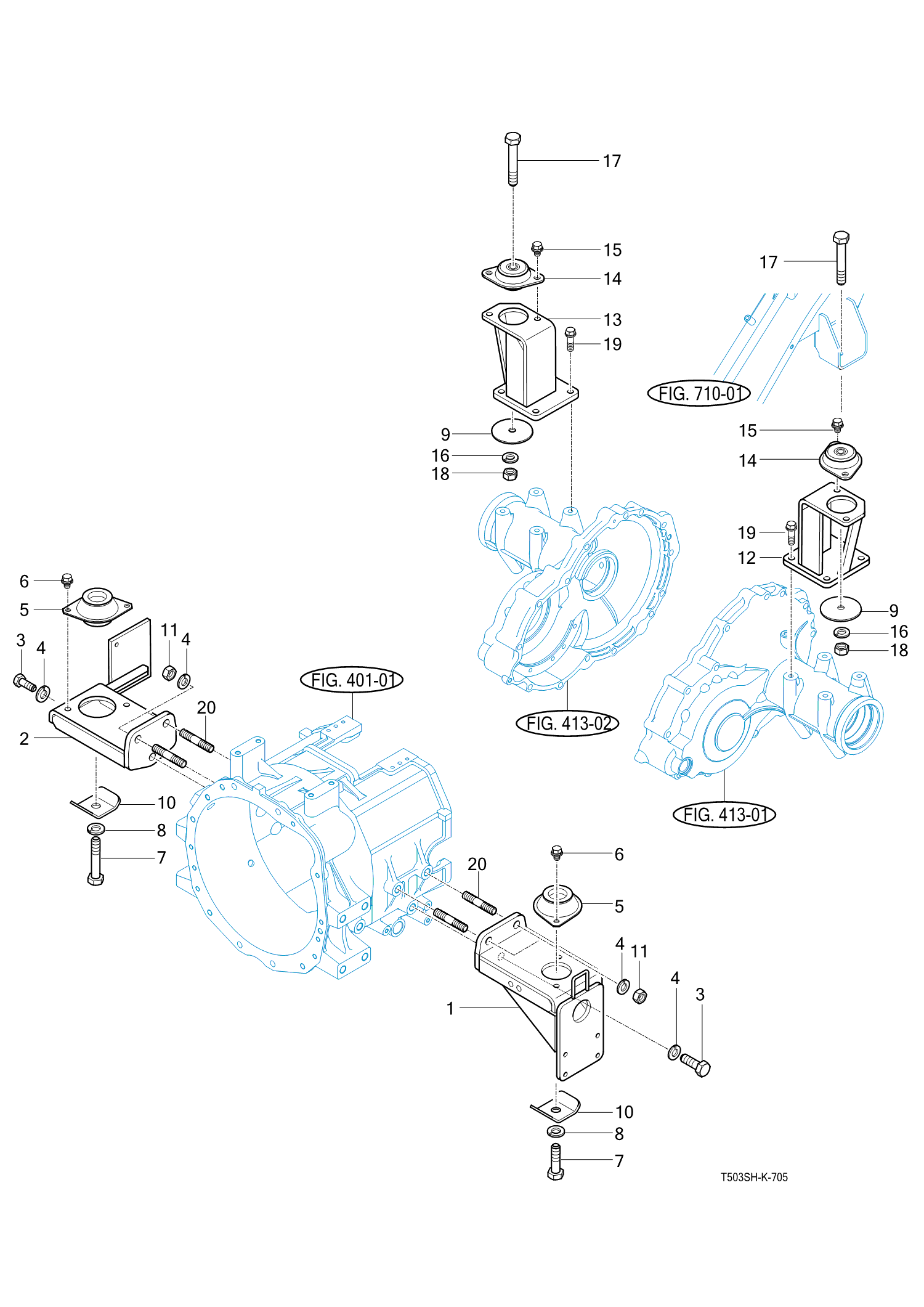 705 - FRONT & REAR MOUNTING