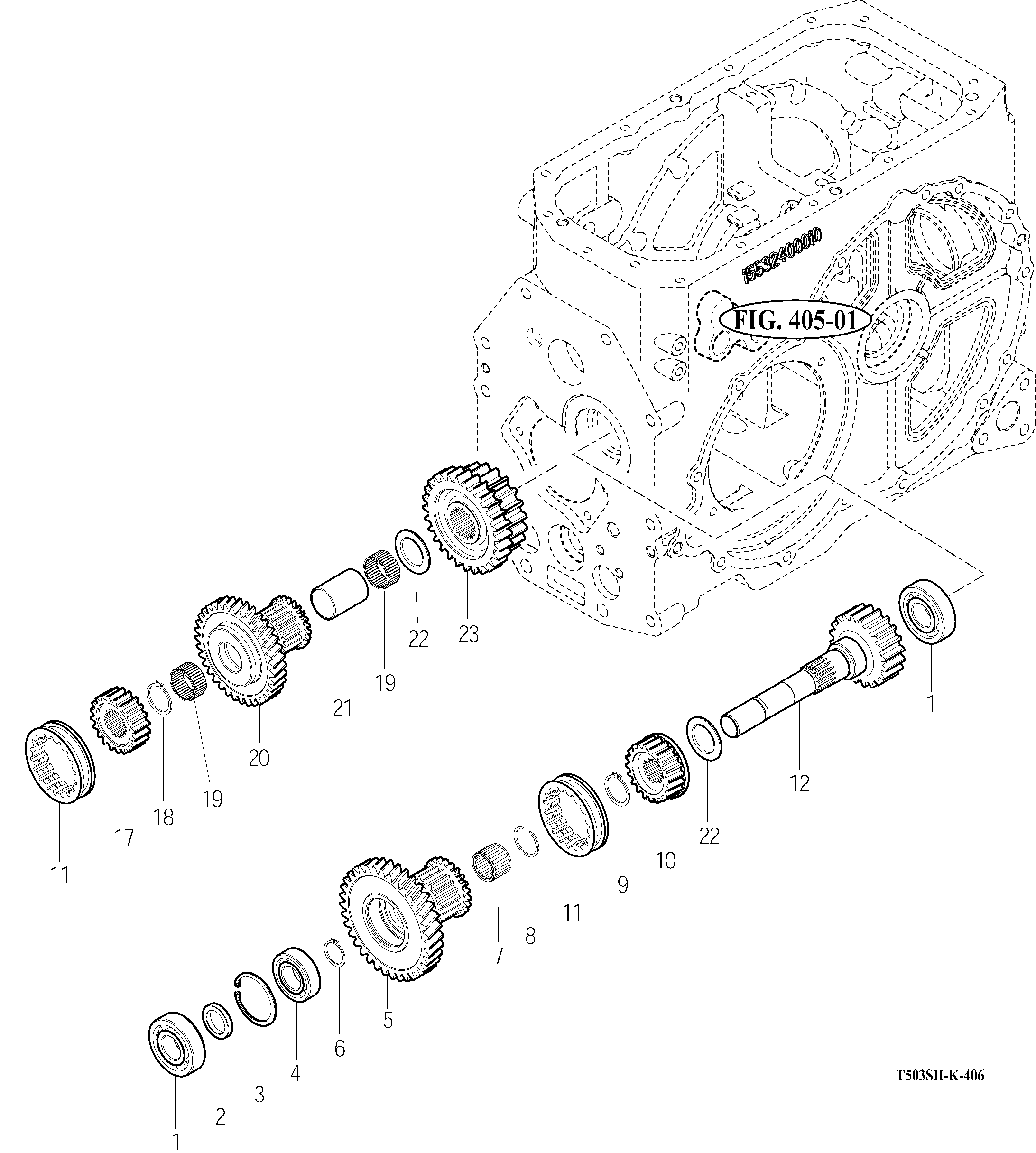 406 - SUB CHANGE GEARS 406 - SUB CHANGE GEARS