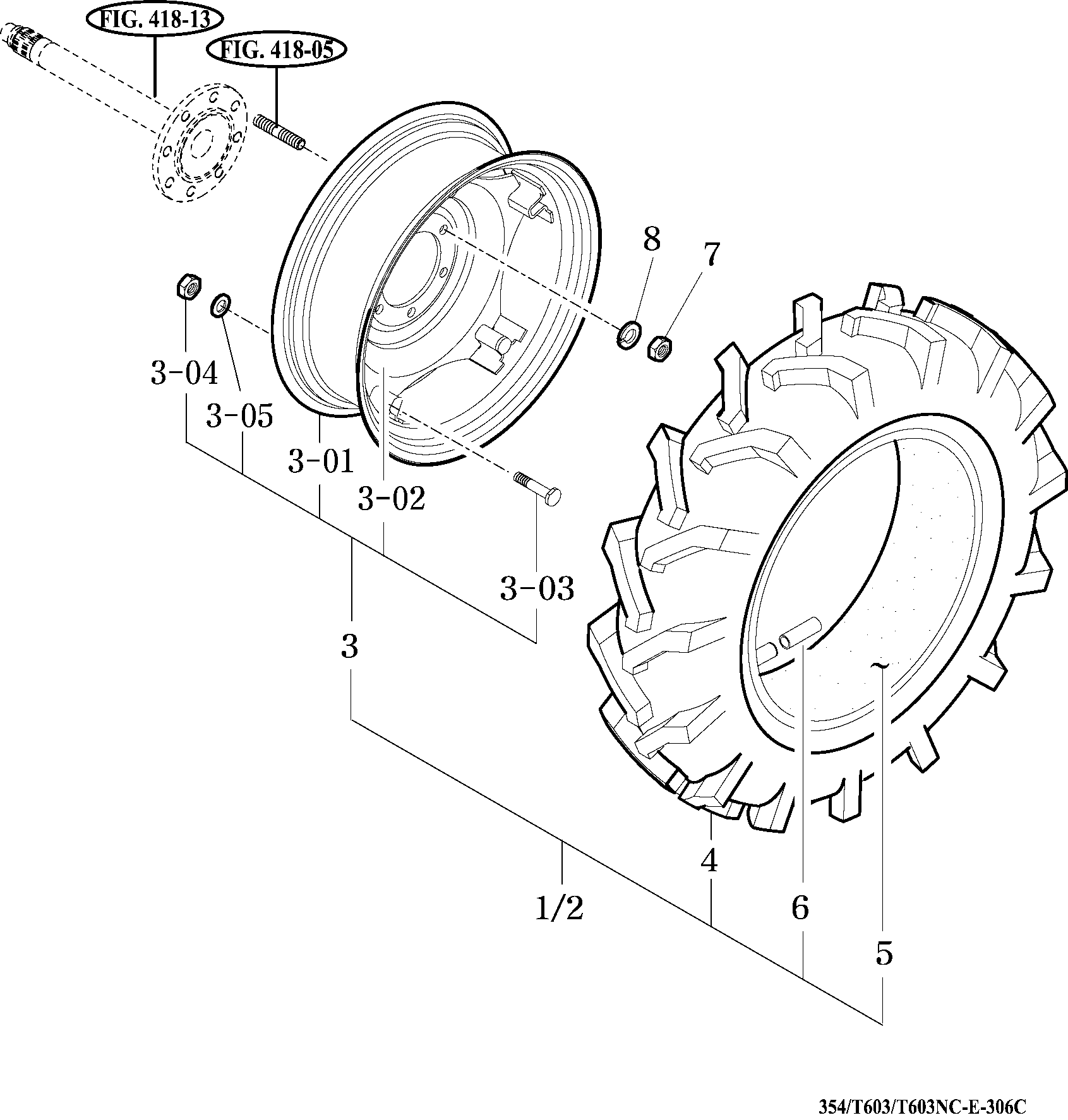 306A - REAR WHEEL