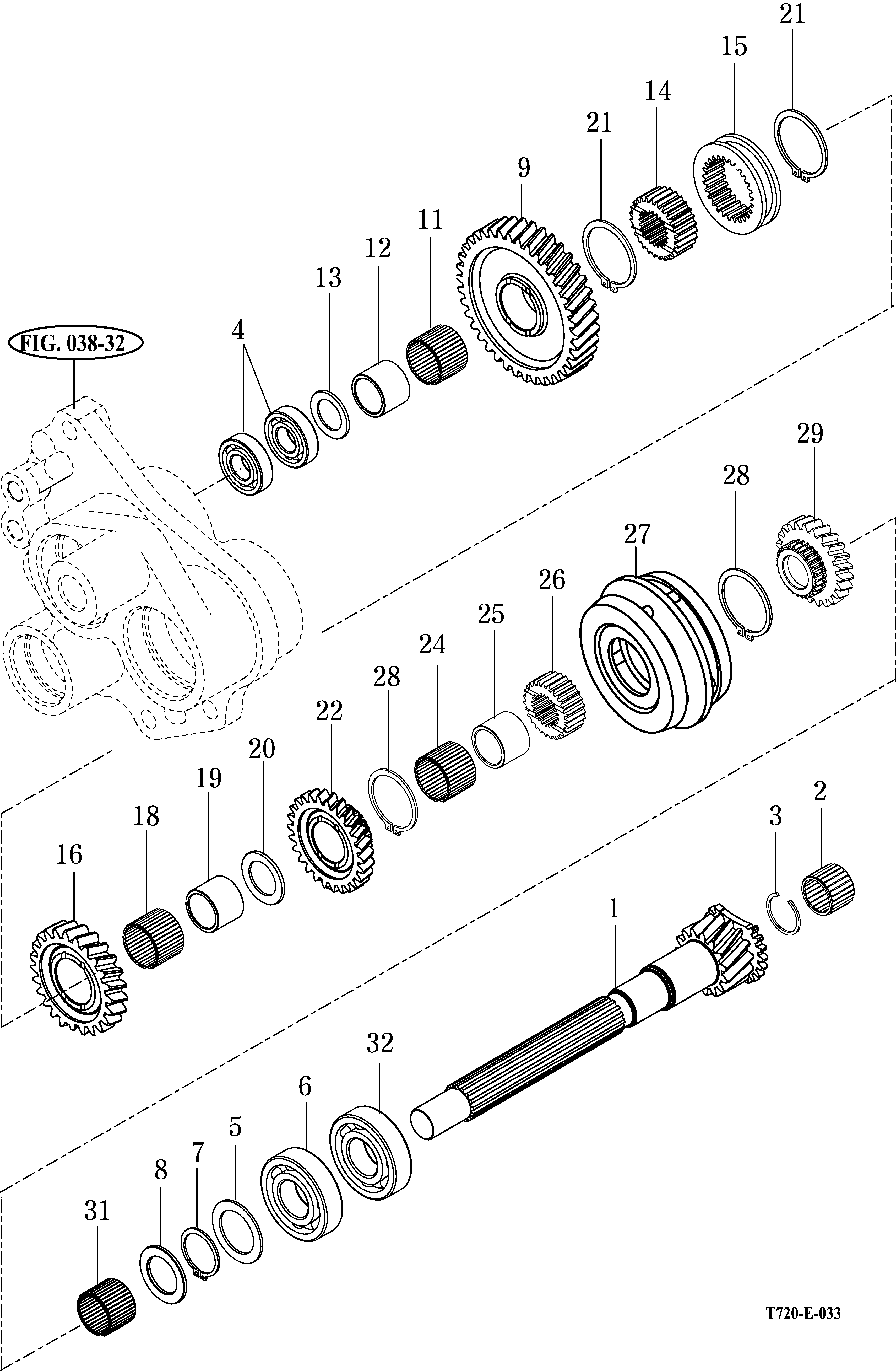 033 - MAIN CHANGE GEARS