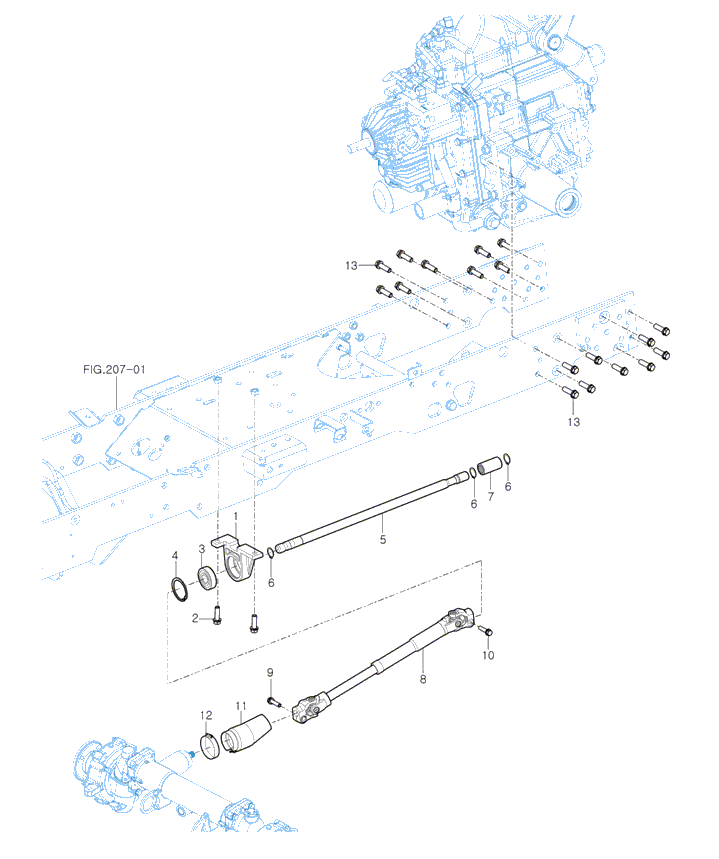 501 - FRONT DRIVE SHAFT