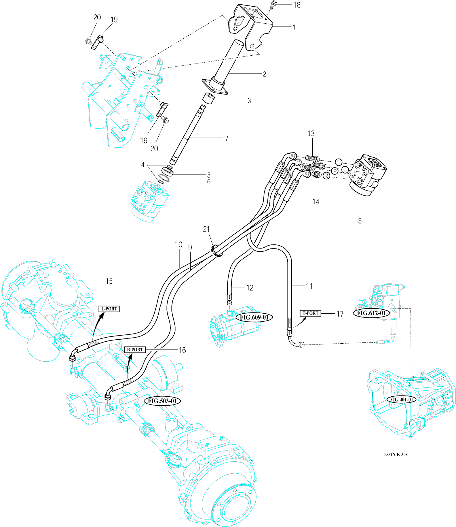 308 - POWER STEERING VALVE